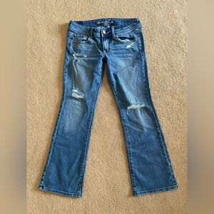 American Eagle Original Boot Distressed Stretch Jeans
